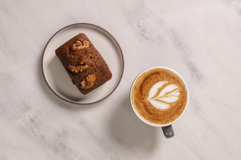 Banana Bread with Coffee