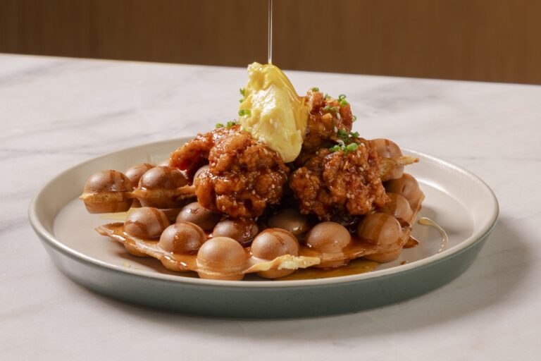 Korean Chicken Waffle
